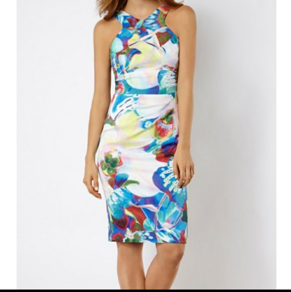 Karen Millen Orchard Print Pencil Dress